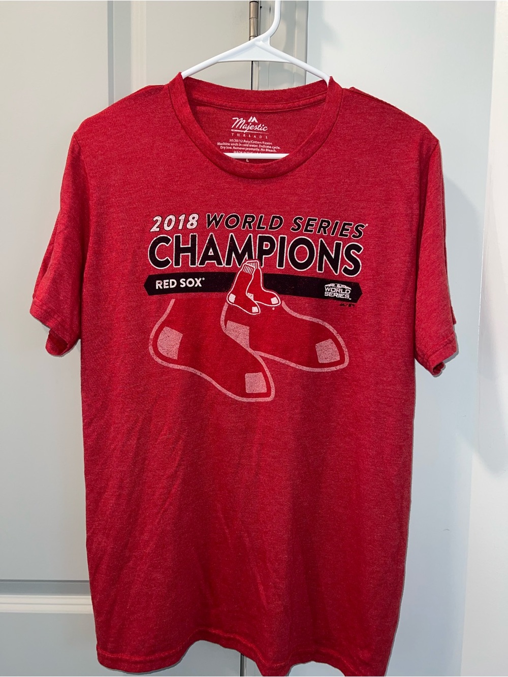 Majestic Men’s Boston Red Sox 2018 World Series Champions Tee